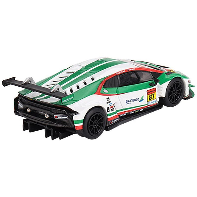 Lamborghini Huracan GT3 EVO 87 Kosuke Matsuura - Natsu Sakaguchi "Bamboo Airways - JLOC" "Super GT Series" (2022) Limited Edition 1/64 Diecast Model Car by True Scale Miniatures - True Scale Miniatures - ModelCars.com