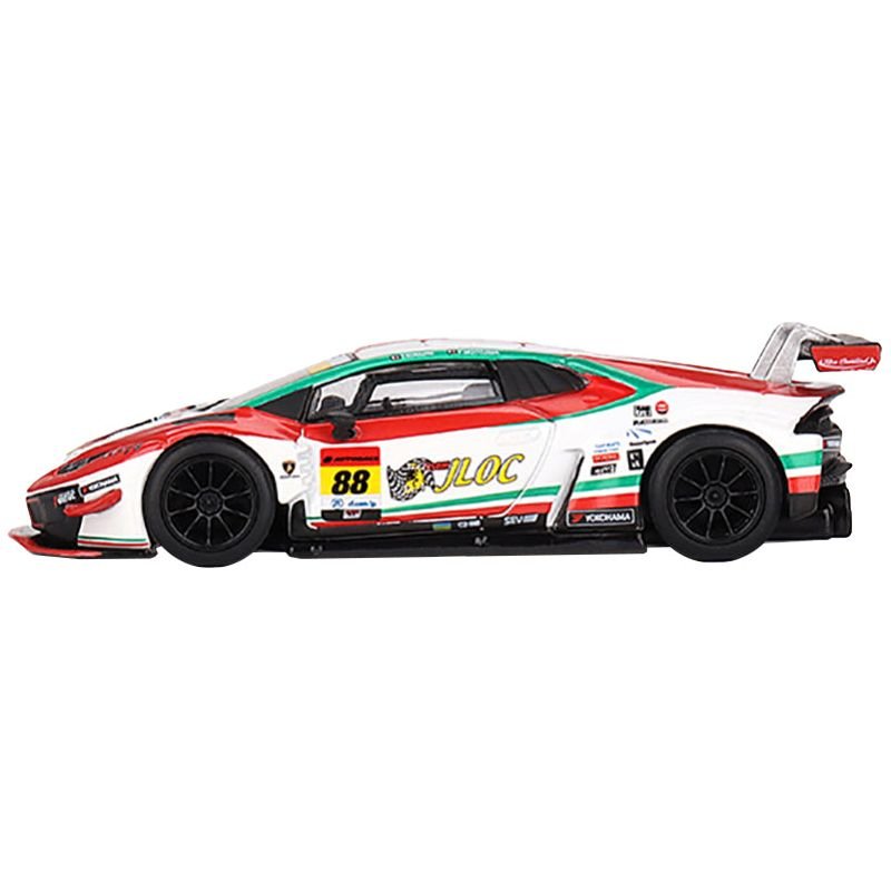 Lamborghini Huracan GT3 EVO 88 Takashi Kogure - Yuya Motojima "JLOC" "Super GT Series" (2023) Limited Edition 1/64 Diecast Model Car by Mini GT - Mini GT - ModelCars.com
