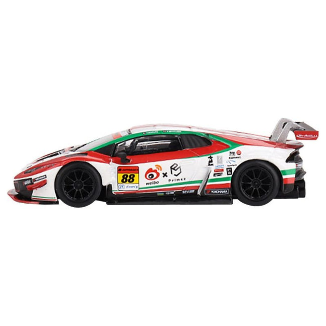 Lamborghini Huracan GT3 EVO 88 Takashi Kogure - Yuya Motojima "Weibo Primez - JLOC" "Super GT Series" (2022) Limited Edition 1/64 Diecast Model Car by True Scale Miniatures - True Scale Miniatures - ModelCars.com