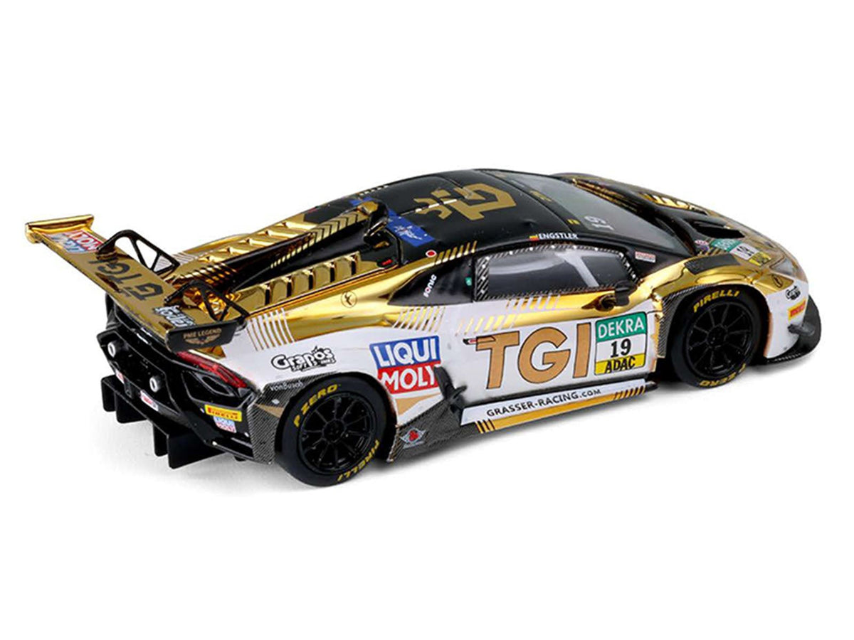 Lamborghini Huracan GT3 Evo2 #19 Luca Engstler "TGI Team" "DTM (Deutsche Tourenwagen Masters)" (2025) 1/64 Diecast Model Car by Trends Hobby-Trends Hobby-ModelCars.com