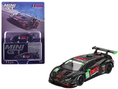 Lamborghini Huracan GT3 EVO2 45 Graham Doyle - Danny Formal - Ashton Harrison - Kyle Marcelli "DEX Imaging" IMSA "24 Hours of Daytona" (2024) Limited Edition 1/64 Diecast Model Car by Mini GT-Mini GT-ModelCars.com