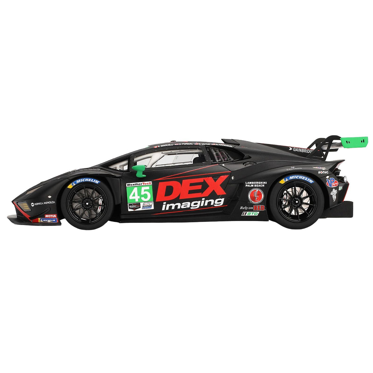 Lamborghini Huracan GT3 EVO2 #45 Graham Doyle - Danny Formal - Ashton Harrison - Kyle Marcelli "Wayne Taylor Racing with Andretti" "24 Hours of Daytona" (2024) 1/18 Model Car by Top Speed-Top Speed-ModelCars.com