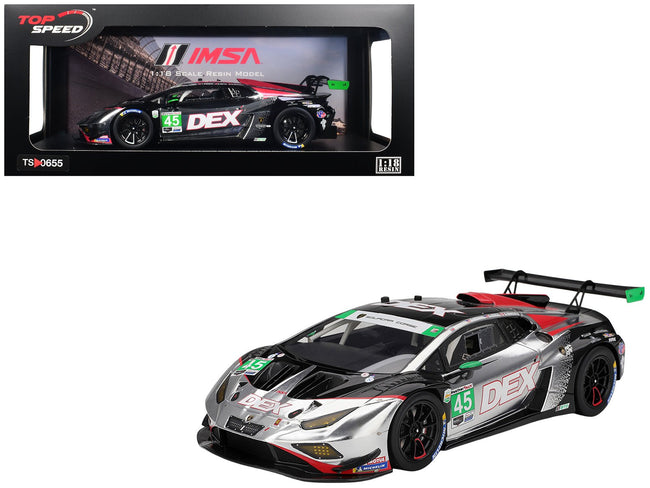 Lamborghini Huracan GT3 EVO2 #45 Graham Doyle - Danny Formal - Trent Hindman - Kyle Marcelli "Wayne Taylor Racing" IMSA "24 Hours of Daytona" (2025) 1/18 Model Car by Top Speed-Top Speed-ModelCars.com
