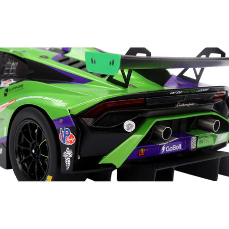 Lamborghini Huracan GT3 EVO2 #78 Devlin DeFrancesco - Misha Goikhberg - Sandy Mitchell - Loris Spinelli "Forte Racing" IMSA "24 Hours of Daytona" (2024) 1/18 Model Car by Top Speed-Top Speed-ModelCars.com