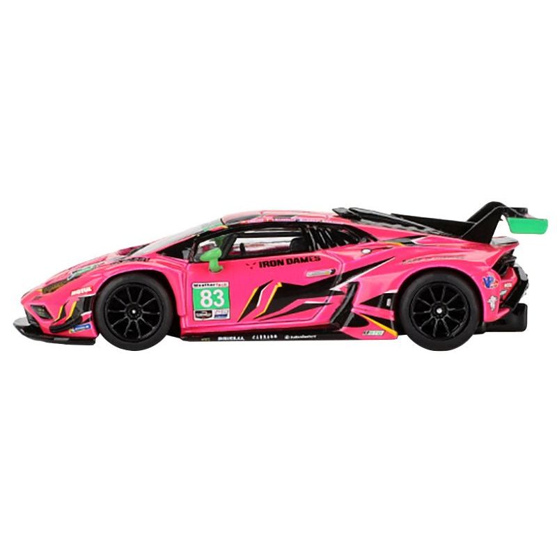 Lamborghini Huracan GT3 EVO2 83 Sarah Bovy - Rahel Frey - Michelle Gatting - Doriane Pin "Iron Dames" "24 Hours of Daytona" (2023) Limited Edition 1/64 Diecast Model Car by Mini GT - Mini GT - ModelCars.com
