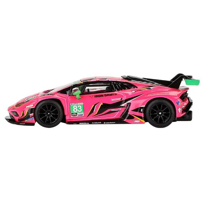 Lamborghini Huracan GT3 EVO2 #83 Sarah Bovy - Rahel Frey - Michelle Gatting - Doriane Pin "Iron Dames" "24 Hours of Daytona" (2023) Limited Edition 1/64 Diecast Model Car by Mini GT-Mini GT-ModelCars.com