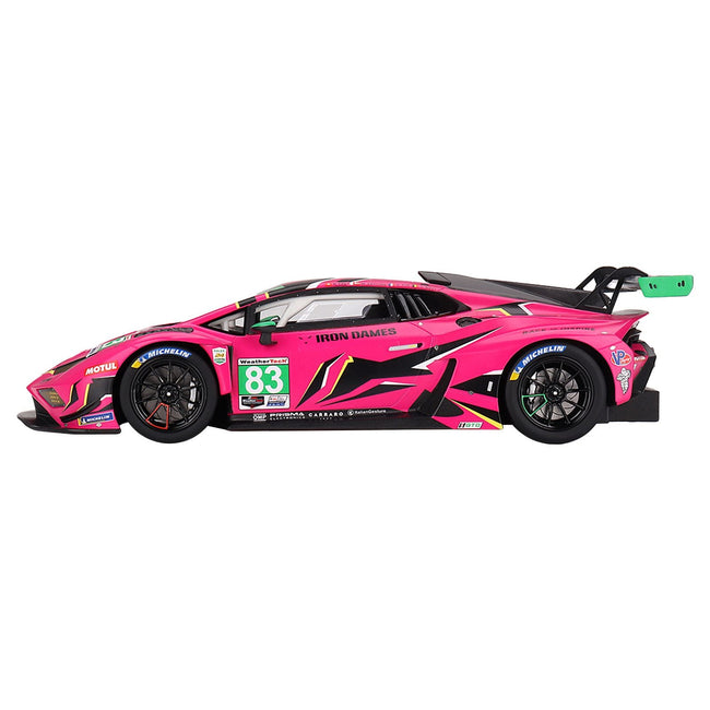Lamborghini Huracan GT3 EVO2 83 Sarah Bovy - Rahel Frey - Michelle Gatting - Doriane Pin "Iron Dames" IMSA GTD "24 Hours of Daytona" (2023) 1/18 Model Car by Top Speed - Top Speed - ModelCars.com