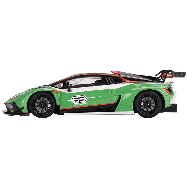 Lamborghini Huracan GT3 EVO2 "Squadra Corse" Presentation Version Green 1/18 Model Car by Top Speed - Top Speed - ModelCars.com