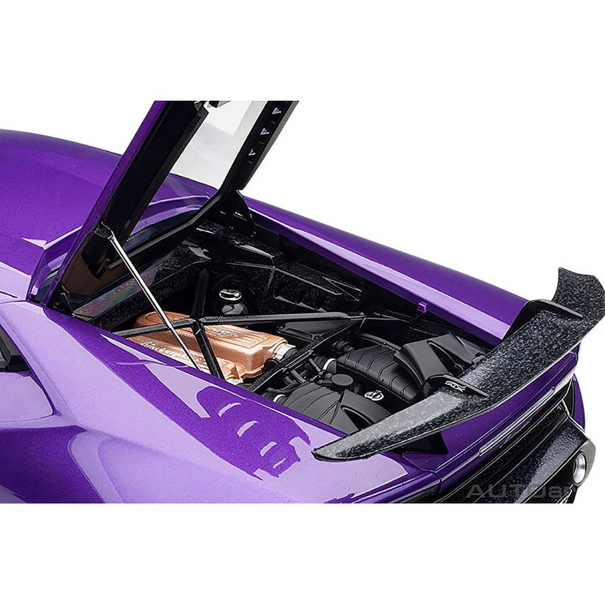 Lamborghini Huracan Performante Viola Pasifae / Pearl Purple with Black Wheels 1/12 Model Car by Autoart - Autoart - ModelCars.com