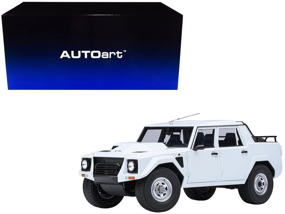 Lamborghini LM002 Bianco Polo Park White 1/18 Model Car by Autoart-Autoart-ModelCars.com