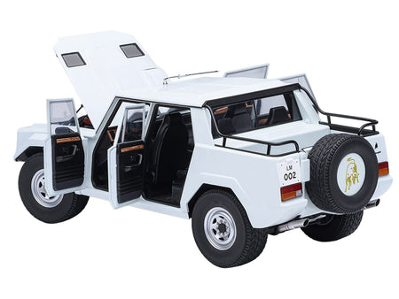 Lamborghini LM002 Bianco Polo Park White 1/18 Model Car by Autoart-Autoart-ModelCars.com