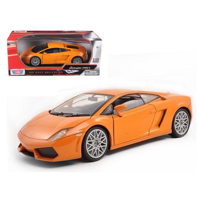 Lamborghini LP 560 - 4 Orange 1/18 Diecast Car Model by Motormax - Motormax - ModelCars.com