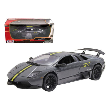 Lamborghini Murcielago LP 670 4 SV Grey Diecast Model Car 1/24 by Motormax - Motormax - ModelCars.com