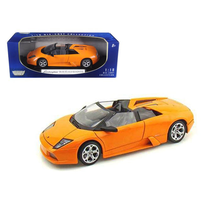 Lamborghini Murcielago Roadster Orange 1/18 Diecast Model Car by Motormax - Motormax - ModelCars.com