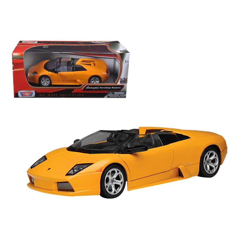 Lamborghini Murcielago Roadster Orange 1/24 Diecast Model Car by Motormax - Motormax - ModelCars.com