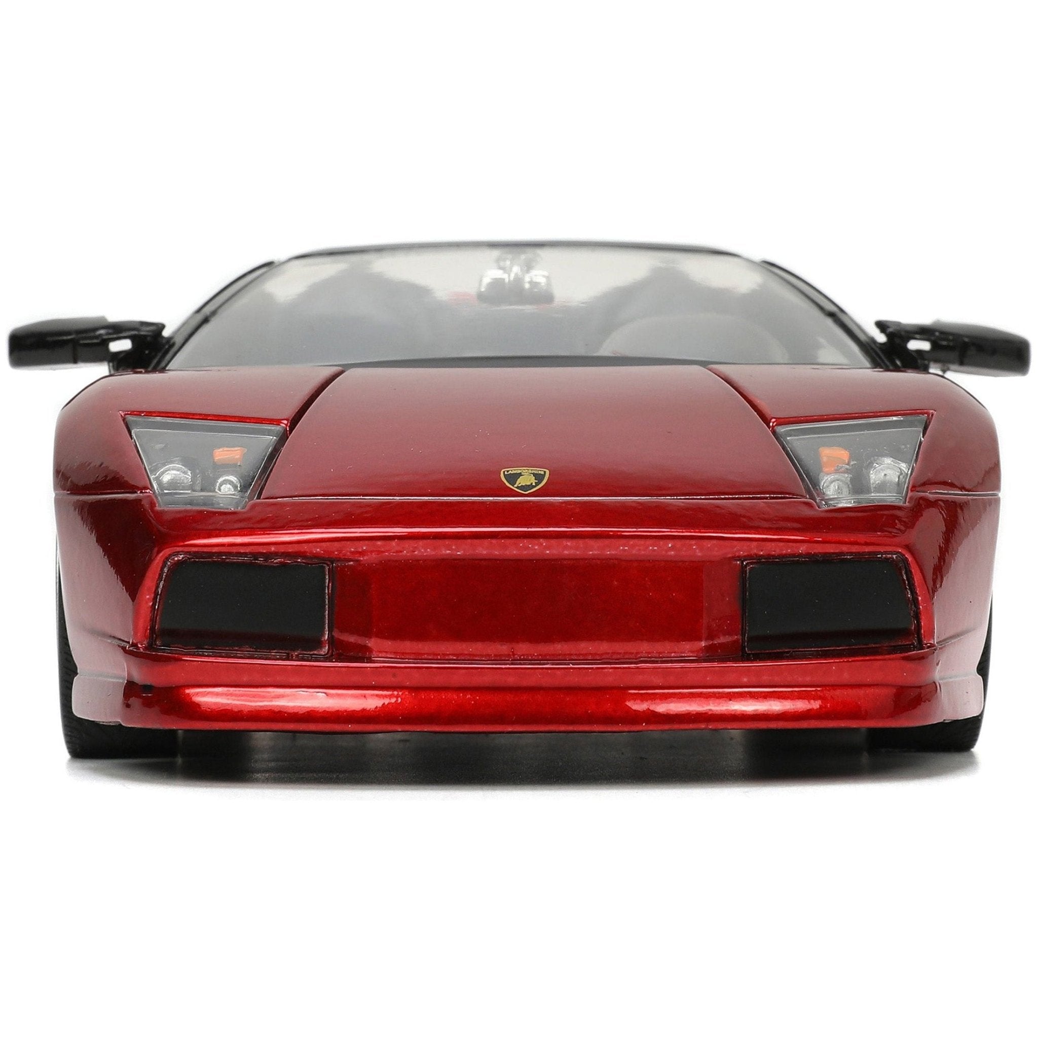 Lamborghini Murcielago Roadster Red Metallic "Hyper - Spec" Series 1/24 Diecast Model Car by Jada - Jada - ModelCars.com
