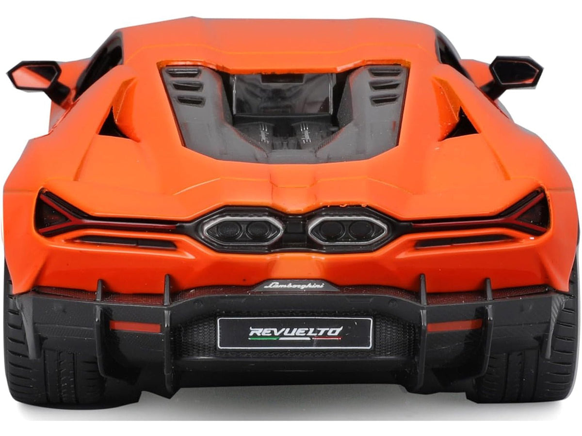 Lamborghini Revuelto Orange "Italian Design" Series 1/24 Diecast Model Car by Bburago-Bburago-ModelCars.com