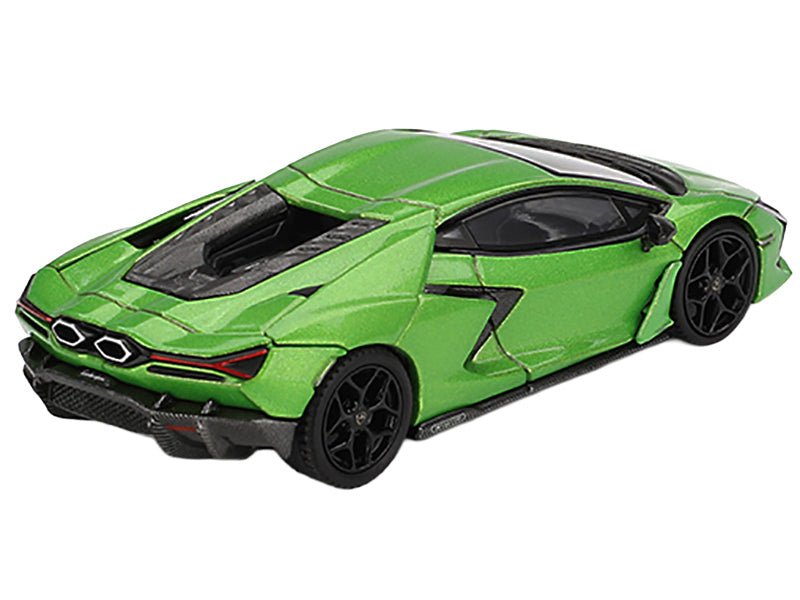 Lamborghini Revuelto Verde Selvans Green Metallic Limited Edition 1/64 Diecast Model Car by Mini GT-Mini GT-ModelCars.com