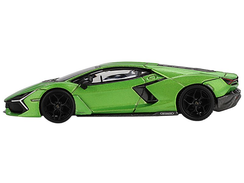 Lamborghini Revuelto Verde Selvans Green Metallic Limited Edition 1/64 Diecast Model Car by Mini GT-Mini GT-ModelCars.com