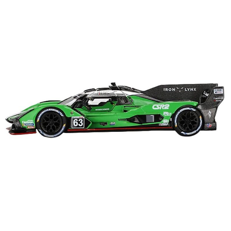 Lamborghini SC63 #63 Matteo Cairoli - Andrea Caldarelli - Romain Grosjean "Iron Lynx" IMSA "12 Hours of Sebring" (2024) Limited Edition 1/64 Diecast Model Car by Mini GT-Mini GT-ModelCars.com