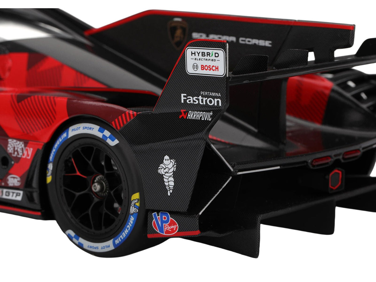 Lamborghini SC63 #63 Mirko Bortolotti - Romain Grosjean - Daniil Kvyat - Edoardo Mortara "Automobili Lamborghini Squadra Corse" IMSA "24 Hours of Daytona" (2025) 1/18 Model Car by Top Speed-Top Speed-ModelCars.com