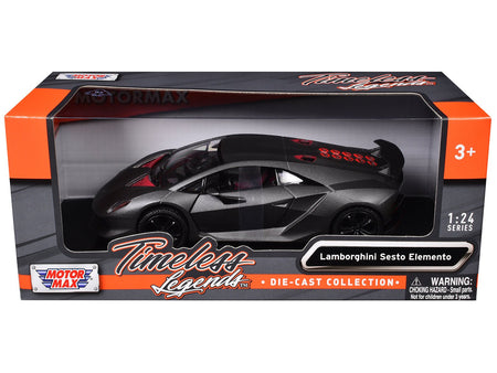 Lamborghini Sesto Elemento Carbon 1/24 Diecast Car Model by Motormax-Motormax-ModelCars.com
