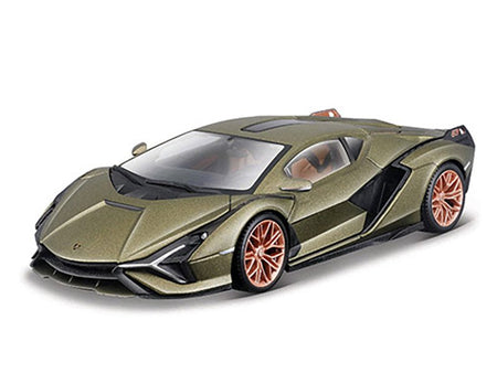 Lamborghini Sian FKP 37 Green Metallic "Speed Icons" Series 1/64 Diecast Model Car by Maisto-Maisto-ModelCars.com