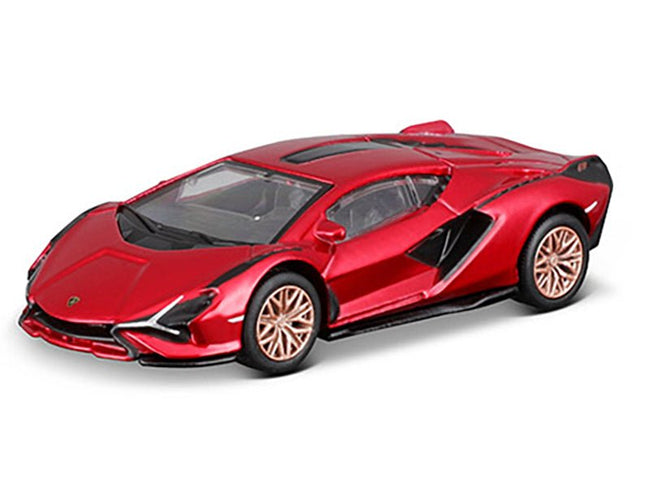 Lamborghini Sian FKP 37 Red Metallic "Speed Icons" Series 1/64 Diecast Model Car by Maisto-Maisto-ModelCars.com