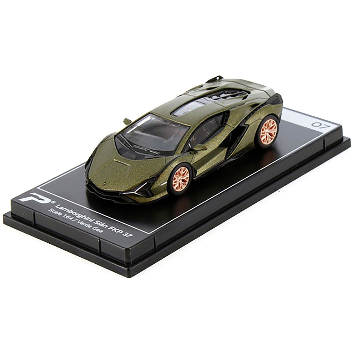 Lamborghini Sian FKP 37 Verde Gea Green Metallic "Hypercar League Collection" 1/64 Diecast Model Car by PosterCars-PosterCars-ModelCars.com