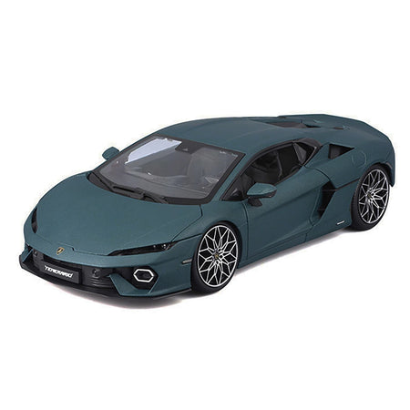 Lamborghini Temerario Matt Blue Metallic 1/18 Diecast Model Car by Bburago-Bburago-ModelCars.com