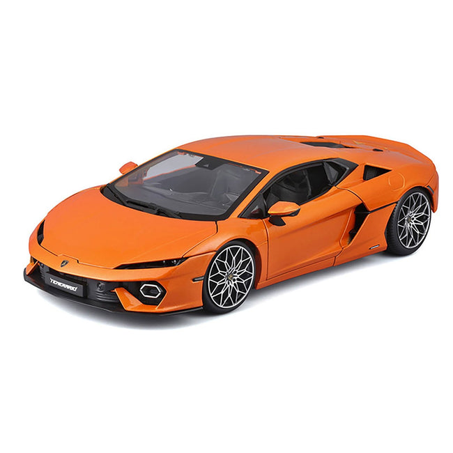 Lamborghini Temerario Orange Metallic 1/18 Diecast Model Car by Bburago-Bburago-ModelCars.com