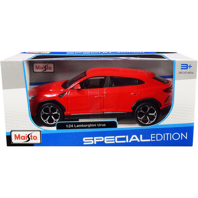 Lamborghini Urus Red "Special Edition" Series 1/24 Diecast Model Car by Maisto-Maisto-ModelCars.com