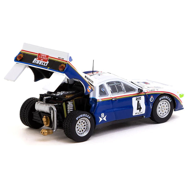 Lancia 037 4 Salvador Servia - Jordi Sabater Third Place Rally Costa Brava (1985) "Hobby64" Series 1/64 Diecast Model Car by Tarmac Works - Tarmac Works - ModelCars.com