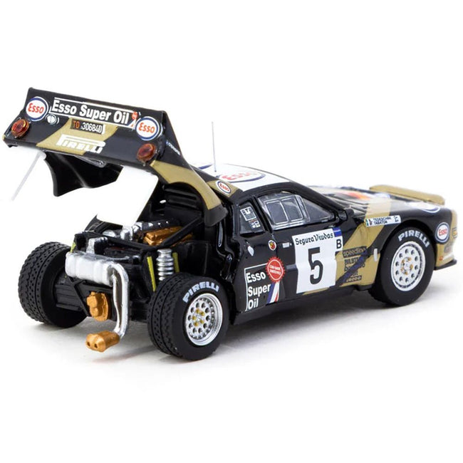 Lancia 037 Rally #5 Fabrizio Tabaton - Luciano Tedeschini Winner "Rally Catalunya" (1985) "Hobby64+" Series 1/64 Diecast Model Car by Tarmac Works-Tarmac Works-ModelCars.com