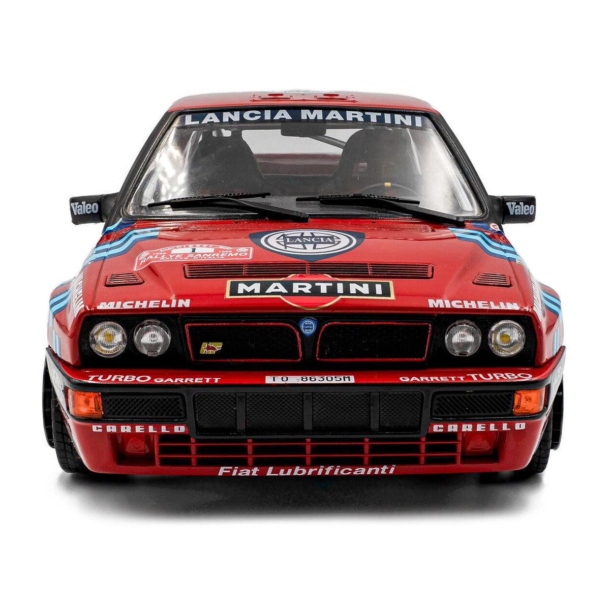 Lancia Delta HF Integrale #1 Miki Biasion - Tiziano Siviero Winner "Rally Sanremo" (1989) "Competition" Series 1/18 Diecast Model Car by Solido-Solido-ModelCars.com