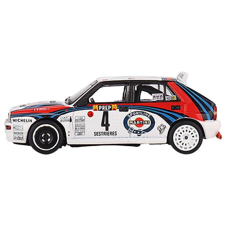 Lancia Delta HF Integrale Evoluzione 4 Didier Auriol - Bernard Occelli "Martini Racing" Winner "Rally MonteCarlo" (1992) Limited Edition to 1440 pieces Worldwide 1/64 Diecast Model Car by Mini GT - Mini GT - ModelCars.com