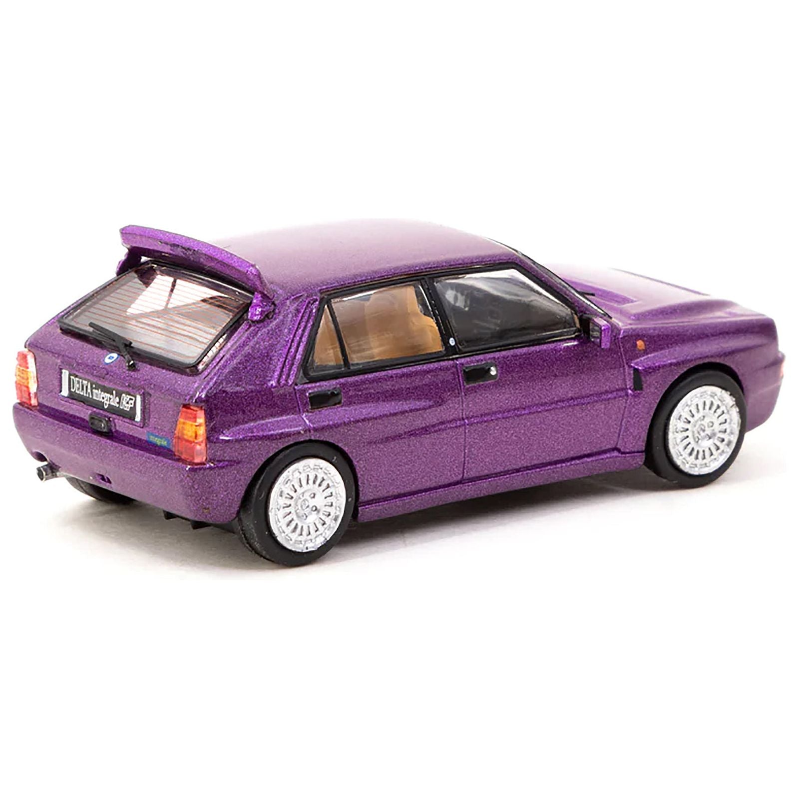 Lancia Delta HF Integrale Viola Purple Metallic "Road64" Series 1/64 Diecast Model by Tarmac Works - Tarmac Works - ModelCars.com