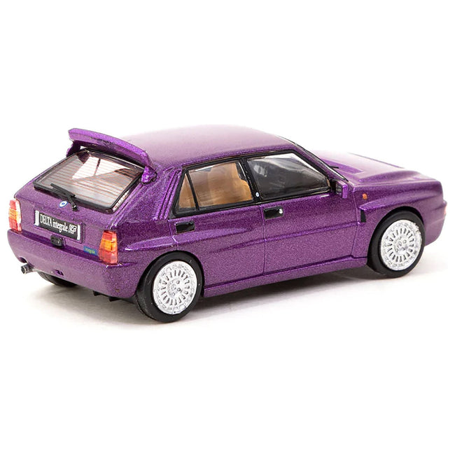 Lancia Delta HF Integrale Viola Purple Metallic "Road64" Series 1/64 Diecast Model by Tarmac Works - Tarmac Works - ModelCars.com