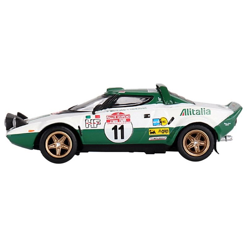 Lancia Stratos HF 11 Bjorn Waldegard - Hans Thorszelius Winner "Rally Sanremo" (1975) Limited Edition to 2400 pieces Worldwide 1/64 Diecast Model Car by Mini GT - Mini GT - ModelCars.com