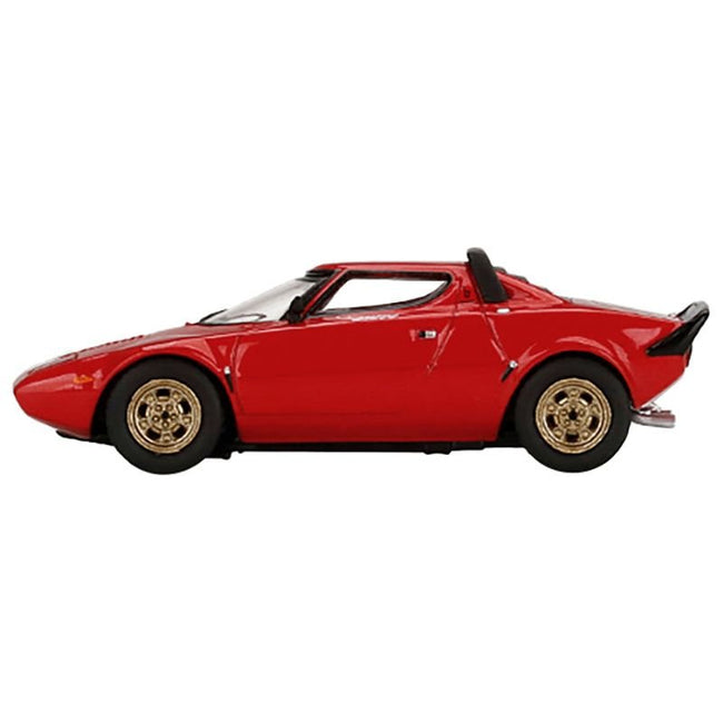Lancia Stratos HF Stradale Rosso Arancio Red Limited Edition to 2400 pieces Worldwide 1/64 Diecast Model Car by True Scale Miniatures - True Scale Miniatures - ModelCars.com