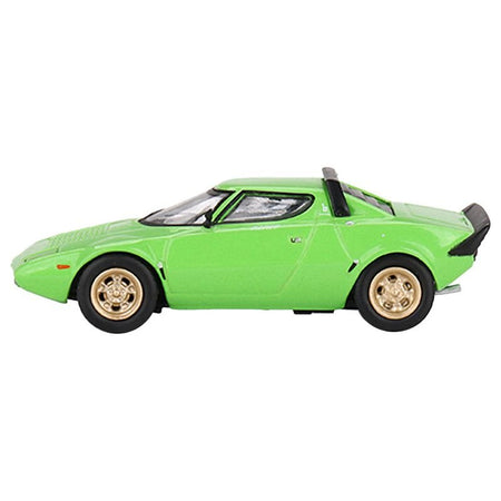 Lancia Stratos HF Stradale Verde Chiaro Green Limited Edition to 1200 pieces Worldwide 1/64 Diecast Model Car by Mini GT - Mini GT - ModelCars.com