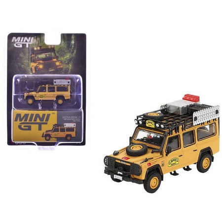 Land Rover Defender 110 Team Turkey "Camel Trophy Amazon" (1989) Limited Edition 1/64 Diecast Model Car by Mini GT-Mini GT-ModelCars.com