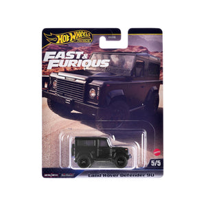 Land Rover Defender 90 Black "F9" (2021) Movie "Fast & Furious" Series Diecast Model Car by Hot Wheels