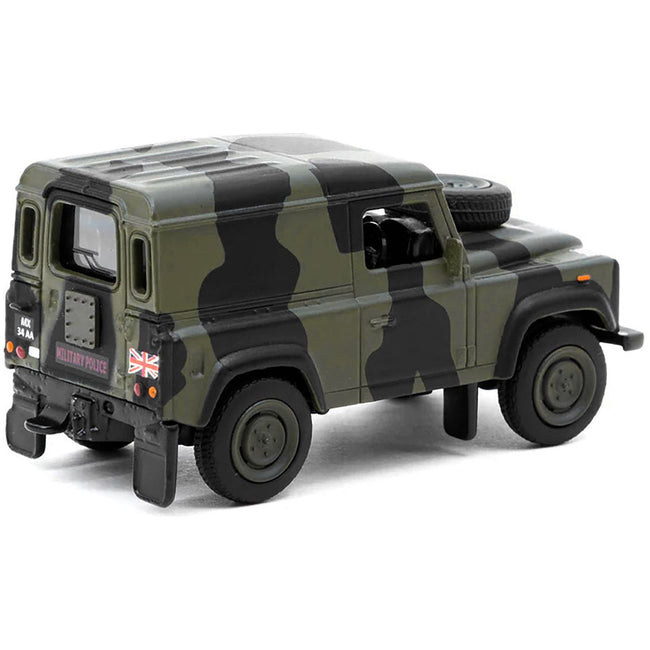 Land Rover Defender "Royal Military Police" Green Camouflage "Collab64" Series 1/64 Diecast Model Car by Schuco & Tarmac Works-Schuco-ModelCars.com