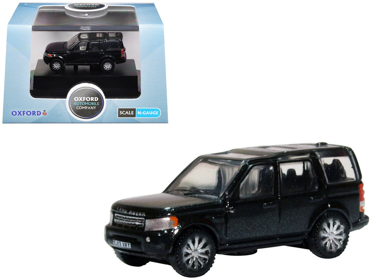 Land Rover Discovery 4 RHD (Right Hand Drive) Santorini Black 1/148 (N) Scale Diecast Model car by Oxford Diecast-Oxford Diecast-ModelCars.com