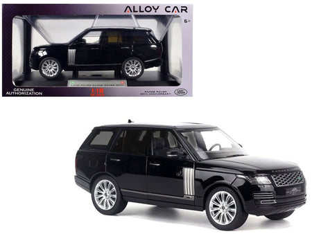 Land Rover Ranger Rover 50th Anniversary Black Metallic with Sunroof 1/18 Diecast Model Car by Heimanba-Heimanba-ModelCars.com