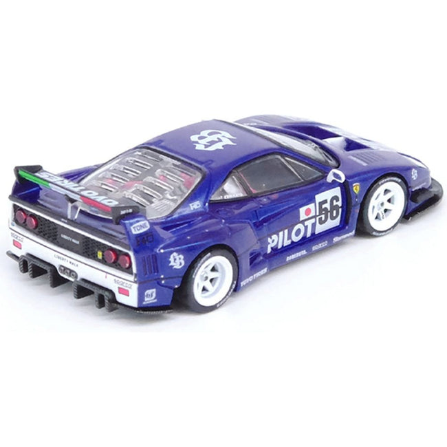 LBWK (Liberty Walk) F40 56 Blue "Tokyo Auto Salon 2024" 1/64 Diecast Model Car by Inno Models - Inno Models - ModelCars.com