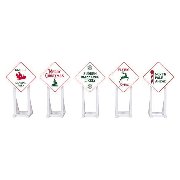 LC XMAS SIGNS 5PK - Lionel - ModelCars.com