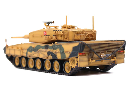 Leopard 2A4 Main Battle Tank "Desert Camouflage 2nd Cavalry Armored Brigade Turkey-Syrian Border" (2016) Turkish Army "Armor Premium" Series 1/72 Diecast Model by Panzerkampf-Panzerkampf-ModelCars.com