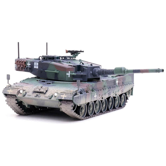 Leopard 2A4 Main Battle Tank with Snorkel "3-Tone Camouflage" Ukrainian Army "Armor Premium" Series 1/72 Diecast Model by Panzerkampf-Panzerkampf-ModelCars.com